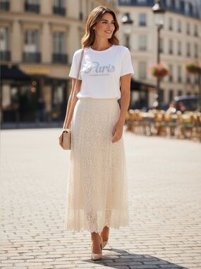 109 • White 'Paris Champs Élysées' Tee